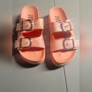 Justice Pink Kids Sandals
